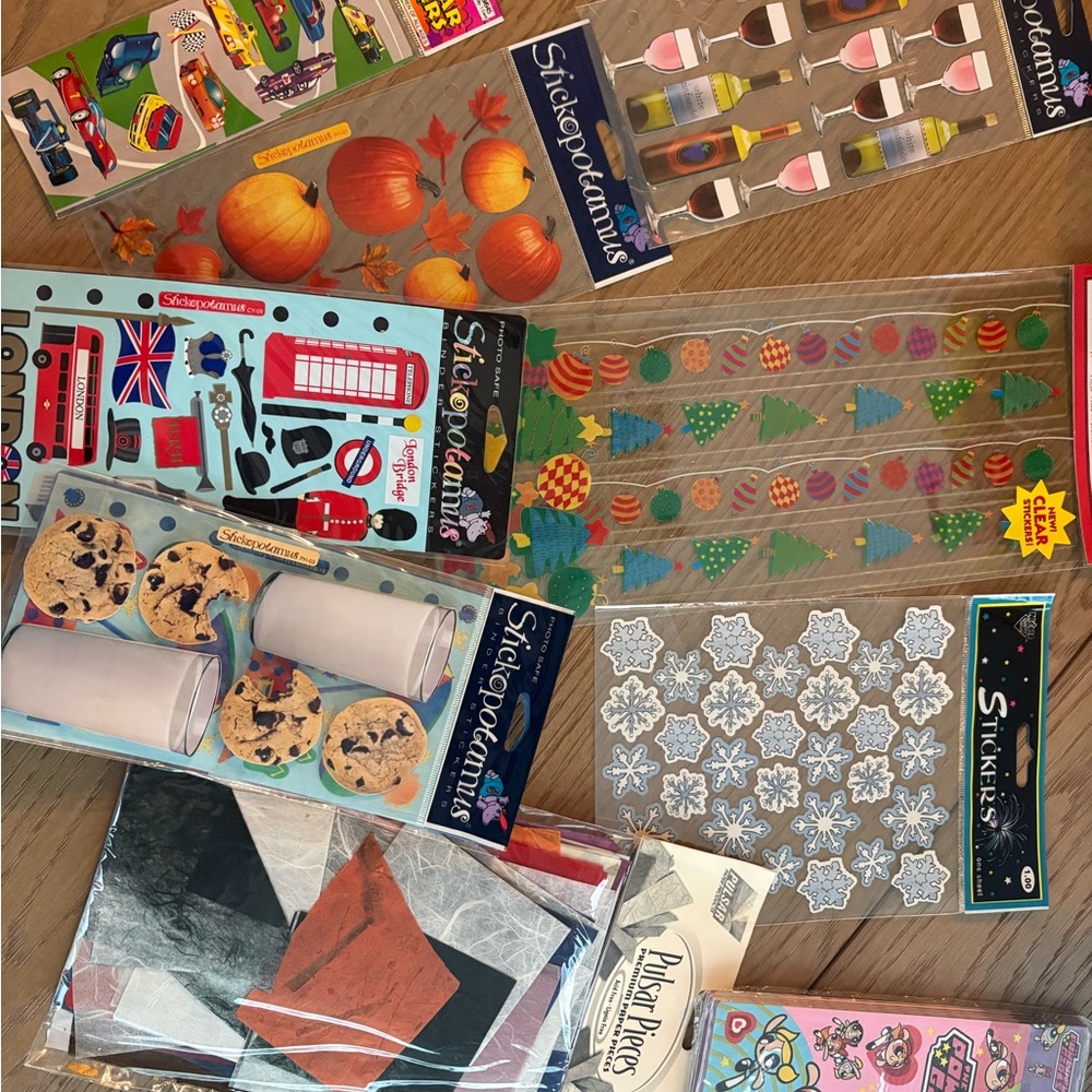 NWT Festive Craft Stickers